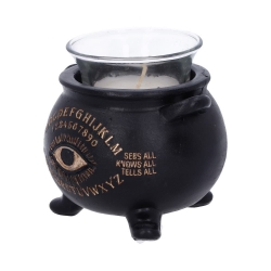 Świecznik Kociołek Ouija - All Seeing Cauldron Candle Holder 9 cm